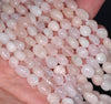 7-8MM Morganite Gemstone Pebble Nugget Granule Loose Beads 7.5 inch Half Strand (80001971 H-A30)