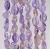 9-10MM Ametrine Gemstone Pebble Nugget Granule Loose Beads 7.5 inch Half Strand (80001977 H-A35)