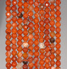 4MM Red Brecciated Jasper Gemstone Faceted Round Loose Beads 15 inch Full Strand (80002002-A66)