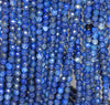 4MM Lapis Lazuli Gemstone Faceted Round Loose Beads 15 inch Full Strand (80002003-A66)