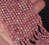 4MM Rhodonite Gemstone Faceted Round Loose Beads 15 inch Full Strand (80002004-A58)