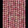 4MM Rhodonite Gemstone Faceted Round Loose Beads 15 inch Full Strand (80002004-A58)