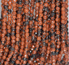 4MM Mahogany Jasper Gemstone Faceted Round Loose Beads 15 inch Full Strand (80002009-A58)