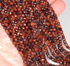 4MM Red Tiger Eye Gemstone Faceted Round Loose Beads 15 inch Full Strand (80002016-A63)