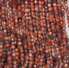 4MM Red Tiger Eye Gemstone Faceted Round Loose Beads 15 inch Full Strand (80002016-A63)