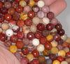 6MM Mookiate Gemstone Faceted Round Loose Beads 15 inch Full Strand (80002018-A64)