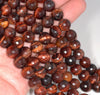 6MM Red Tiger Eye Gemstone Faceted Round Loose Beads 15 inch Full Strand (80002019-A63)