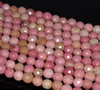 6MM Rhodonite Gemstone Faceted Round Loose Beads 15 inch Full Strand (80002020-A58)