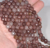 6MM Purple Aventurine Gemstone Faceted Round Loose Beads 15 inch Full Strand (80002024-A66)