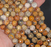 6MM Crazy Lace Agate Gemstone Faceted Round Loose Beads 15 inch Full Strand (80002025-A62)