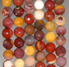 8MM Mookiate Gemstone Faceted Round Loose Beads 7 inch Half Strand (80002028 H-A64)