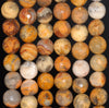 8MM Crazy Lace Agate Gemstone Faceted Round Loose Beads 7 inch Half Strand (80002030 H-A62)