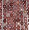 10MM Purple Aventurine Gemstone Faceted Round Loose Beads 15 inch Full Strand (80002047-A66)