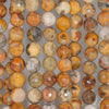 10MM Crazy Lace Agate Gemstone Faceted Round Loose Beads 15 inch Full Strand (80002048-A62)