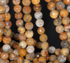 12MM Crazy Lace Agate Gemstone Faceted Round Loose Beads 7.5 inch Half Strand (80002051 H-A62)