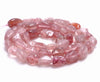 6-7MM Strawberry Lepidocrocite Quartz Gemstone Pebble Nugget Granule Loose Beads 15.5 inch Full Strand (80002069-A9)