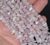 7-8MM Pink Kunzite Gemstone Pebble Nugget Chip Loose Beads 15.5 inch (80002071-A9)