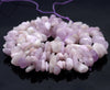 7-8MM Pink Kunzite Gemstone Pebble Nugget Chip Loose Beads 15.5 inch (80002071-A9)