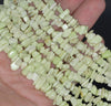 7-8MM Lemon Jade Gemstone Pebble Chip Loose Beads 15.5 inch (80002075-A10)