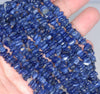 7-8MM Dumortierite Gemstone Pebble Chip Loose Beads 15.5 inch (80002076-A10)