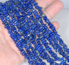 7-8MM Lapis Lazuli Gemstone Pebble Chip Loose Beads 15.5 inch (80002077-A10)