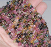 7-8MM Tourmaline Gemstone Pebble Nugget Chip Loose Beads 16 inch (80002087-A11)