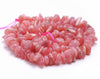 7-8MM Rhodochrosite Gemstone Pebble Nugget Chip Loose Beads 15.5 inch (80002088-A11)