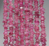 7-8MM Rubellite Gemstone Pebble Nugget Chip Loose Beads 15.5 inch (80002089-A11)