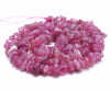 7-8MM Rubellite Gemstone Pebble Nugget Chip Loose Beads 15.5 inch (80002089-A11)