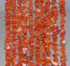 5-6MM Red Jasper Gemstone Pebble Nugget Chip Loose Beads 34 inch (80002090-A11)