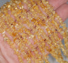 5-6MM Citrine Gemstone Pebble Nugget Chip Loose Beads 34 inch (80002094-A11)