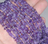 5-6MM Amethyst Gemstone Pebble Nugget Chip Loose Beads 34 inch (80002095-A11)