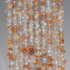 5-6MM Bronze Rutilated Quartz Gemstone Pebble Nugget Chip Loose Beads 34 inch (80002098-A12)