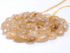 8-10MM Golden Rutilated Quartz Gemstone Pebble Nugget Granule Loose Beads 15.5 inch Full Strand (80002106-A12)