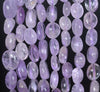 8-9MM Lavender Amethyst Gemstone Nugget Pebble Loose Beads 16 inch Full Strand (80002110-A8)