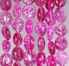 10-11MM Pink Quartz Gemstone Nugget Pebble Loose Beads 16 inch Full Strand (80002111-A8)