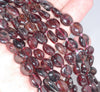 9-1OMM Red Garnet Gemstone Nugget Pebble Loose Beads 15 inch Full Strand (80002112-A8)