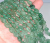 9-10MM Green Aventurine Gemstone Nugget Pebble Loose Beads 15.5 inch Full Strand (80002115-A8)