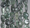 10-11MM Seraphinite Gemstone Nugget Pebble Loose Beads 15.5 inch Full Strand (80002122-A8)