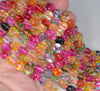 7-8MM Rainbow Quartz Gemstone Pebble Nugget Granule Loose Beads 15.5 inch Full Strand (80002126-A7)