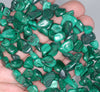 8-10MM Malachite Gemstone Pebble Nugget Chip Loose Beads 15.5 inch (80002129-A7)