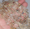 10-12MM Golden Rutilated Quartz Gemstone Pebble Nugget Chip Loose Beads 15.5 inch (80002131-A7)