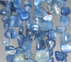 10-12MM Kyanite Gemstone Pebble Nugget Chip Loose Beads 15.5 inch (80002134-A7)