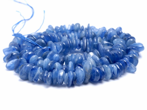 8-9MM Kyanite Gemstone Rondelle Slice Loose Beads 16 inch Full Strand (80002137-A6)