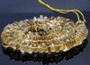 10-12MM Lemon Quartz Gemstone Rondelle Slice Loose Beads 16 inch Full Strand (80002145-A6)