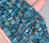 10-12MM Apatite Gemstone Rondelle Slice Loose Beads 15.5 inch Full Strand (80002150-A5)