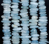 10-12MM Aquamarine Gemstone Rondelle Slice Loose Beads 16 inch Full Strand (80002152-A5)