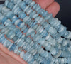 10-12MM Aquamarine Gemstone Rondelle Slice Loose Beads 16 inch Full Strand (80002152-A5)