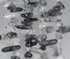 14-19MM Black Rutilated Quartz Gemstone Stick Pebble Chip Loose Beads 15.5 inch (80002157-A4)