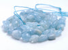 6-7MM Aquamarine Gemstone Pebble Nugget Granule Loose Beads 15.5 inch Full Strand (80002170-A2)